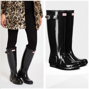 SOLD HUNTER Black Original Gloss Tall